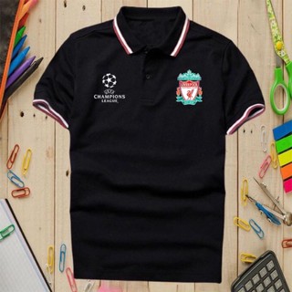 Áo thun polo 3 sọc áo liverpool