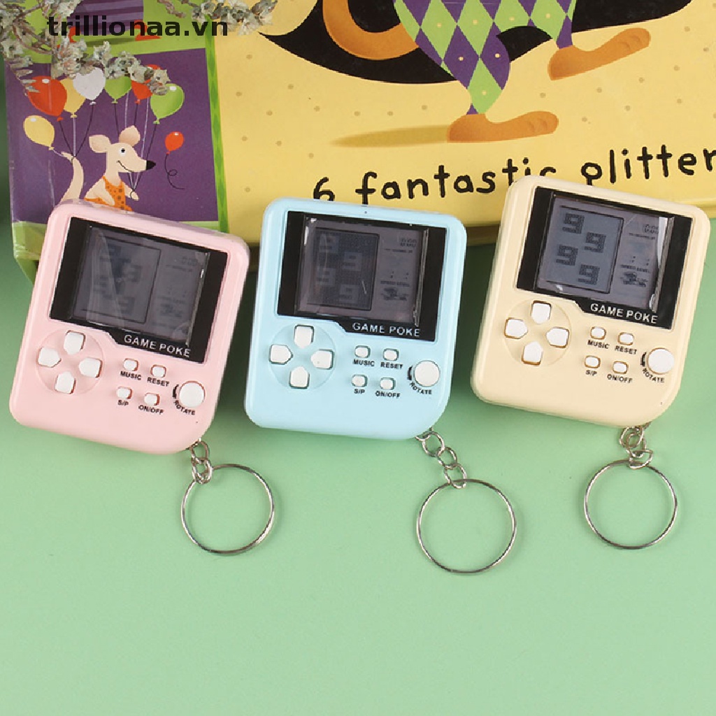 Máy Chơi Game Trillionaa Mini Cổ Điển Kèm Móc Khóa