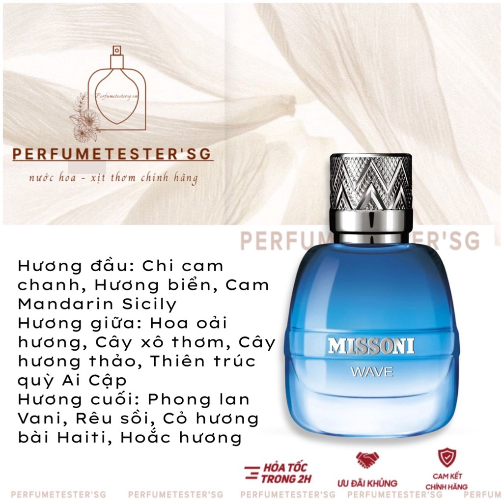Nước Hoa Nam Missoni Wave EDT Tươi mát và trẻ trung -𝒑𝒆𝒓𝒇𝒖𝒎𝒆𝒕𝒆𝒔𝒕𝒆𝒓
