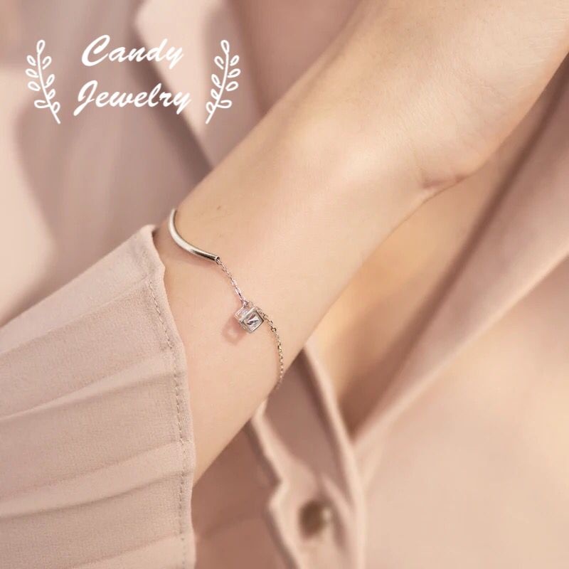 Vòng Tay Thiết Kế Đơn Giản Phong Cách Hàn Quốc Cho Nữ