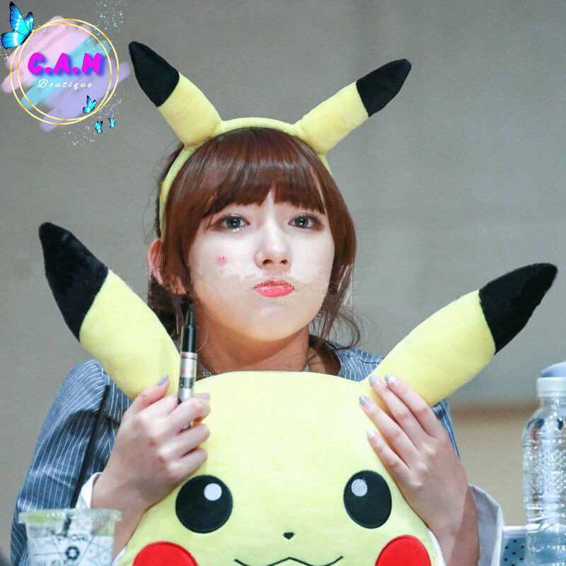 Bờm tóc, Cài tóc Pikachu phong cách hoạt hình dễ thương