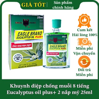 Dầu Khuynh Diệp Chống Muỗi Eagle Brand Eucalyptus Oil PLus+ 25ml-Chính Hãng