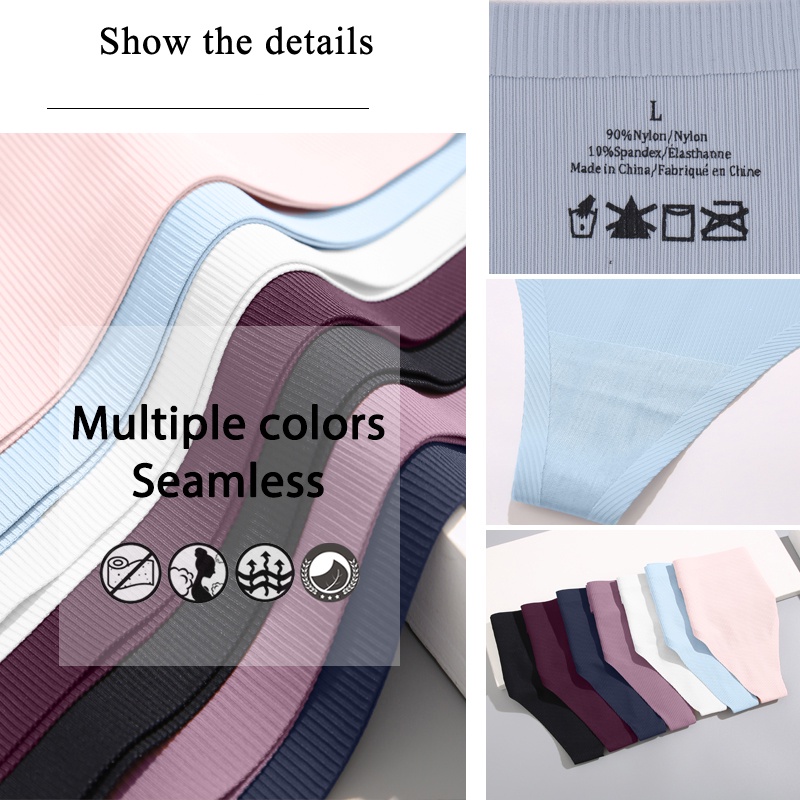 Take Talk Quần Lót Chữ T Lưng Thấp Không Đường May 7 Màu Quyến Rũ Cho Nữ Size XS-XL