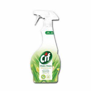 Nước xịt CIF thiên nhiên lau bếp chanh & soda/ cif đa năng chanh sả/ lifebuoy đa năng chai 500ml