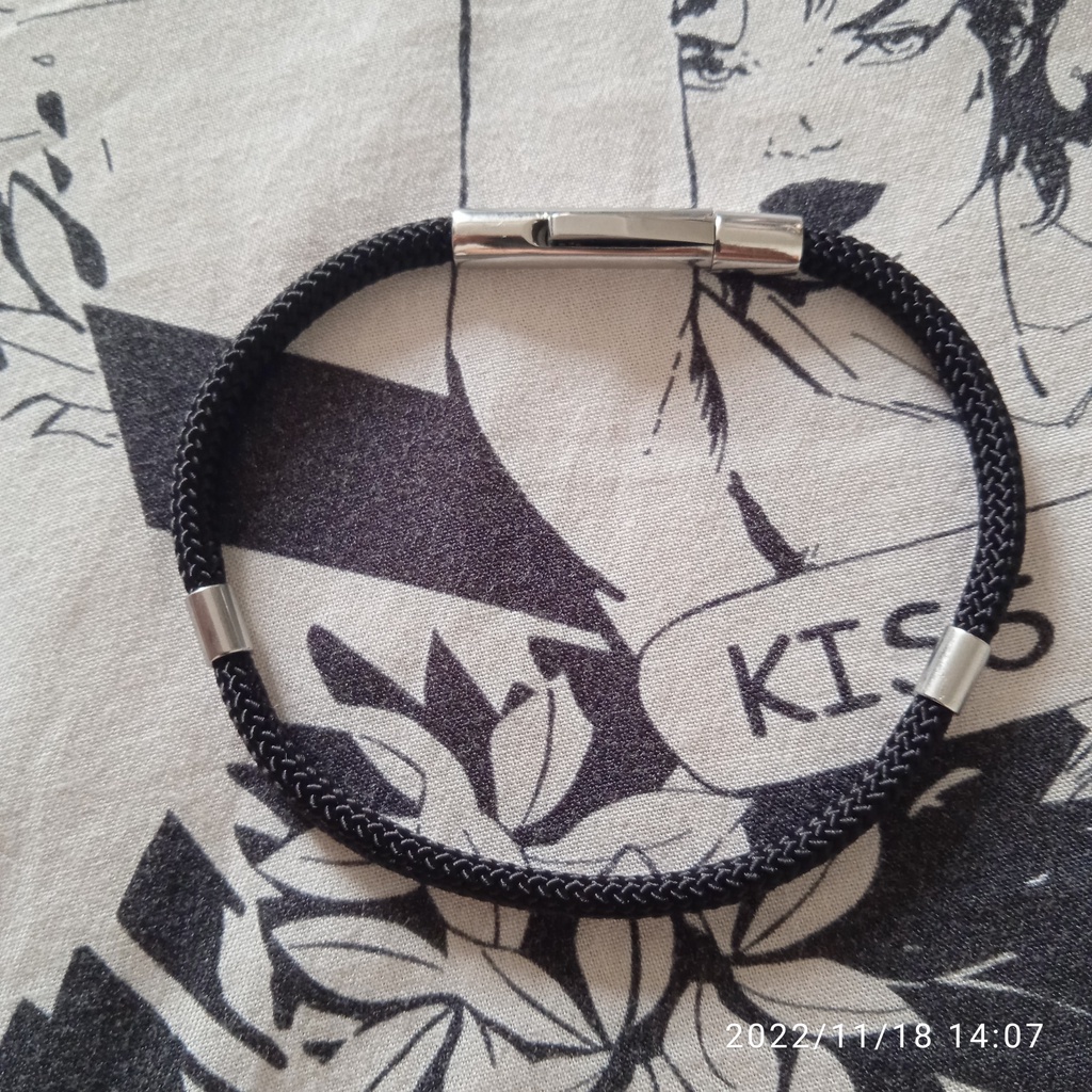 Vòng cổ dây dù thái Unisex khóa Titan Không Rỉ dây Thái 3mmx45cm-50cm-55cm-60cm-vòng tay 3mm 17cm19cm20cm