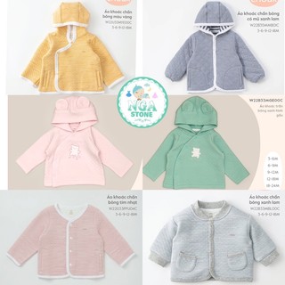 Áo Khoác Nous Tai Gấu Tai Thỏ Chần Bông Cho Bé Trai Bé Gái Shop Ngastone