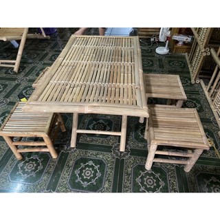 Bộ bàn ghế tre quán ăn,trang trí ngày Tết , sân vườn,.