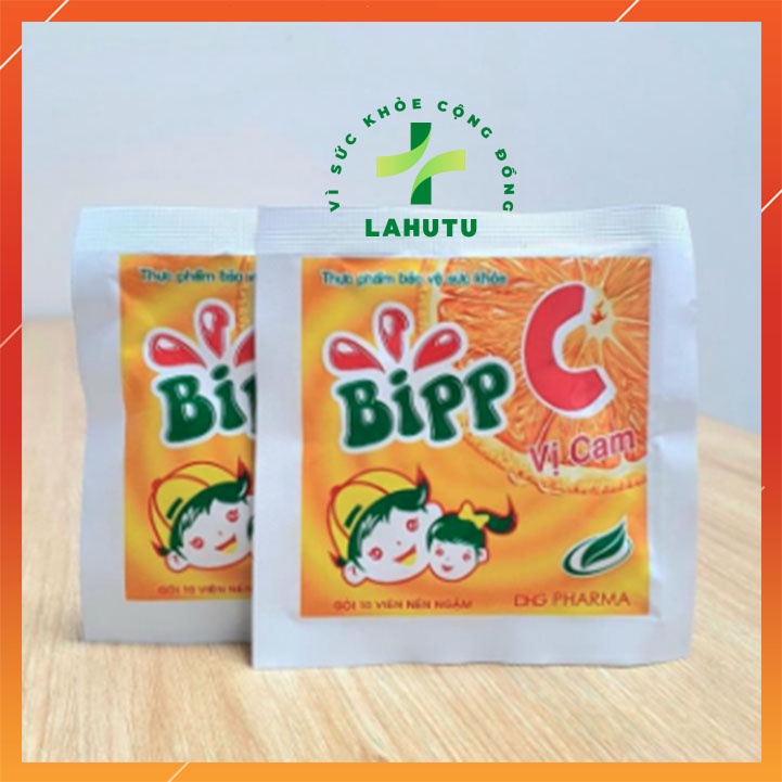 Viên ngậm C cho bé giúp tăng cường sức đề kháng cho trẻ bổ sung VitaminC LAHUTU