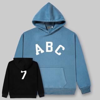 Áo hoodie nỉ bông ABC unisex nam nữ form rộng oversize HOt 2022!