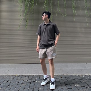 Áo thun có cổ Cott Polo - Charcoal