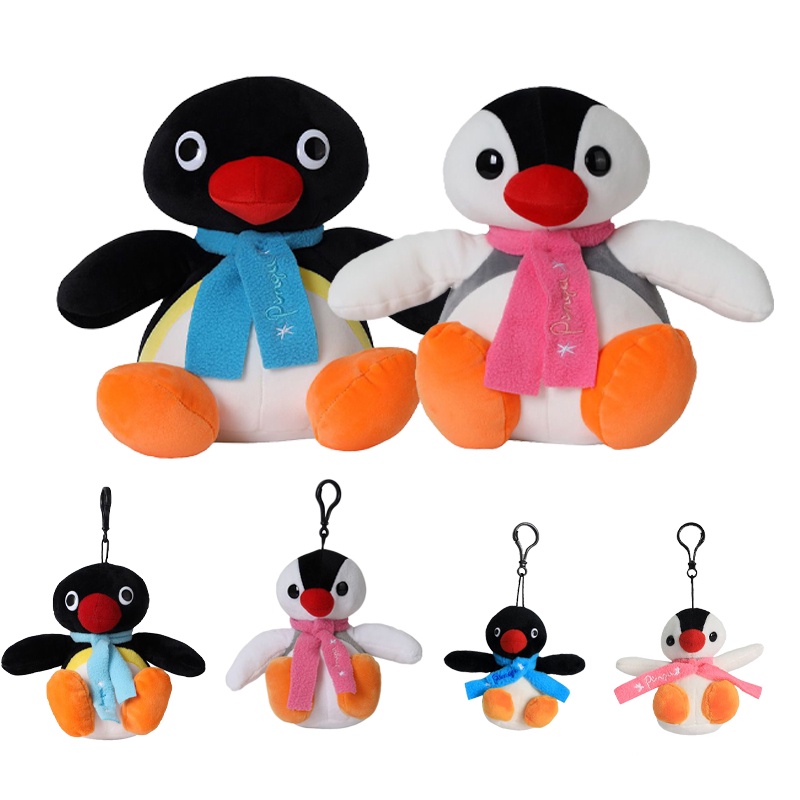 Đồ chơi nhồi bông Mềm Hình Nhân Vật Trong Phim Anh Em pingu and sister