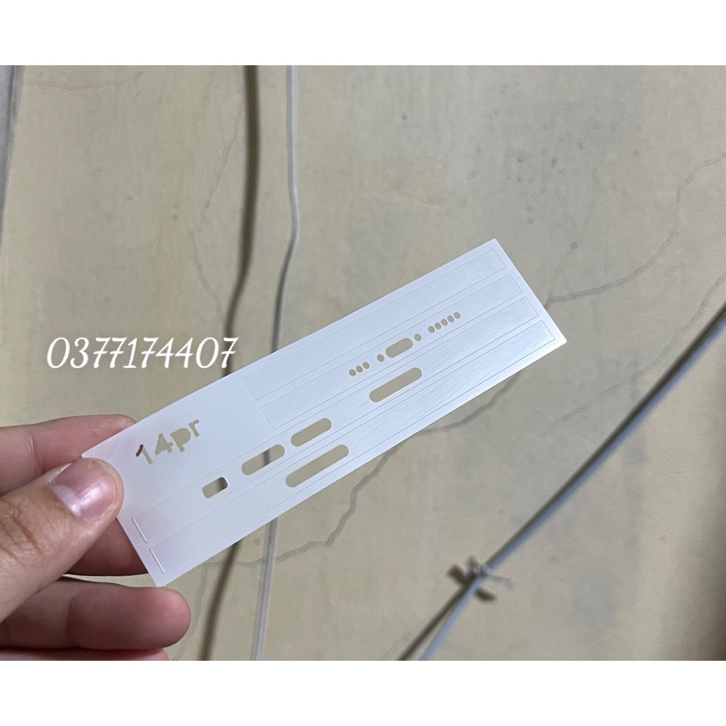 Miếng dán PPF viền máy cho iPhone 14 Pro Max, 14 Plus, 14 Pro, 14 bảo vệ máy siêu tốt