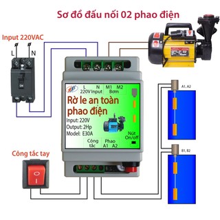Rờle an toàn cho phao điện(30A)_E30A