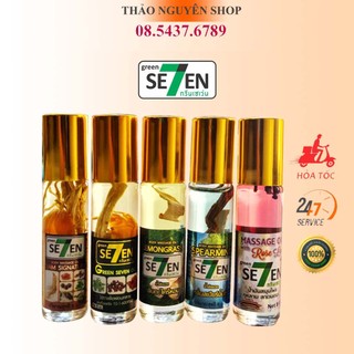 Dầu lăn thảo dược Green Seven 8cc Thái Lan