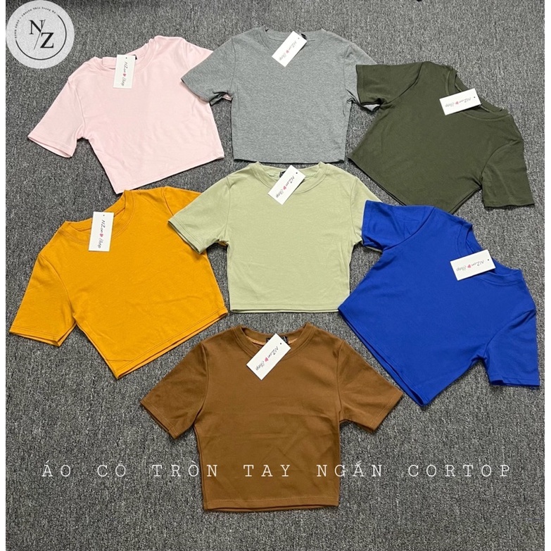 ÁO THUN CỔ TRÒN TAY NGẮN CORTOP - NZON SHOP