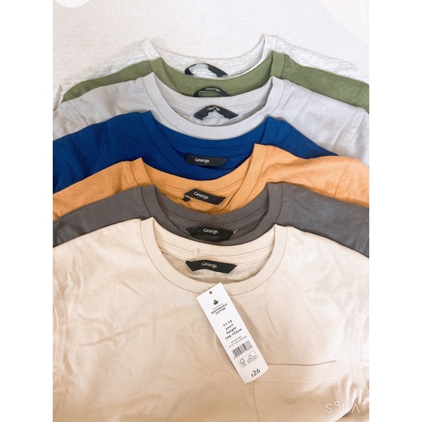 2 Áo phông cộc tay George cho bé lớn