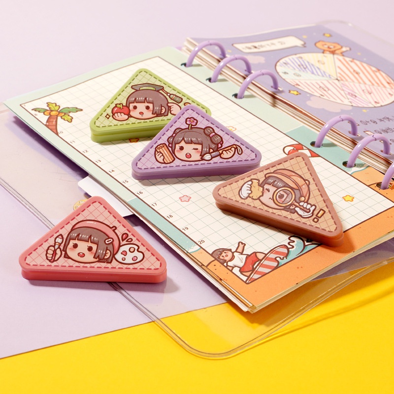 Mochi Nhỏ Nhắn Không Để Lại Dấu Vết Không Gỉ Đa Năng Hình Tam Giác Dễ Thương