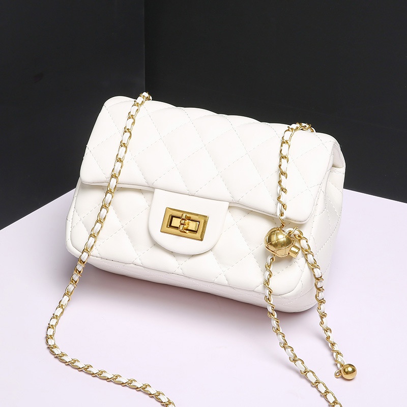 IELGY Túi Đeo Chéo Hình Thoi Nhỏ Xinh Thời Trang Cho Bạn Gái