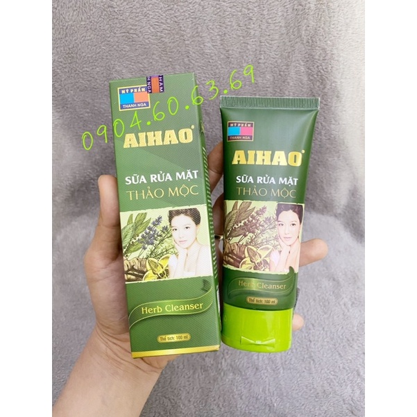 Sữa Rửa Mặt AIHAO Thảo Mộc 100ml