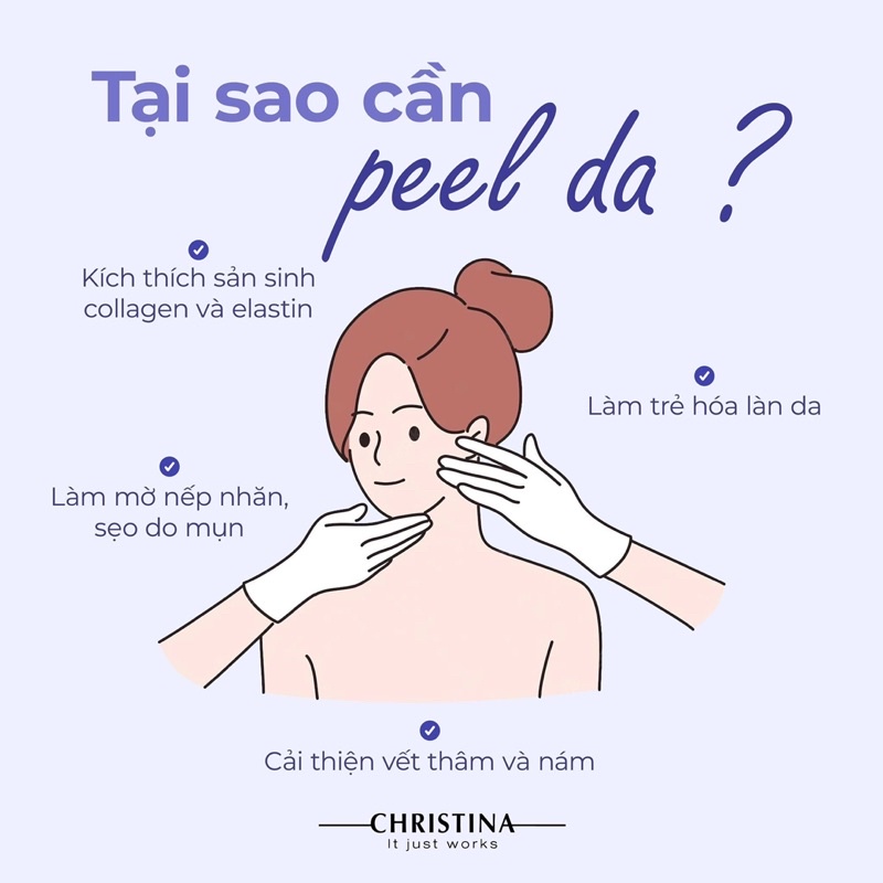 Combo Peel Thảo Dược Ch.ris.tina Rose.demer 2A +2B Sea Her.bal