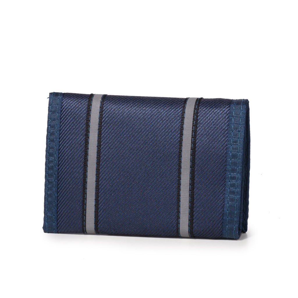 Ví Ngắn Gập Ba Bằng Vải Canvas Giản Dị Dành Cho Nữ Và Nam