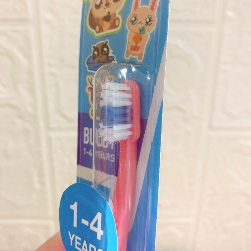 Bàn chải đánh răng cho bé Jordan 1-4 tuổi