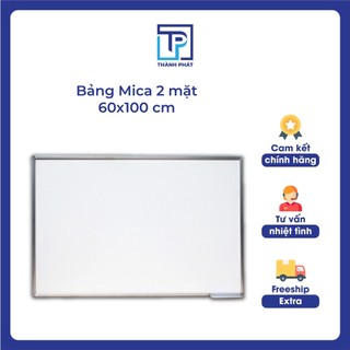 Bảng 2 Mặt Viết Bút Lông và ghi phấn 60x100cm Viền Nhôm - bảng treo tường- bảng viết bút lông