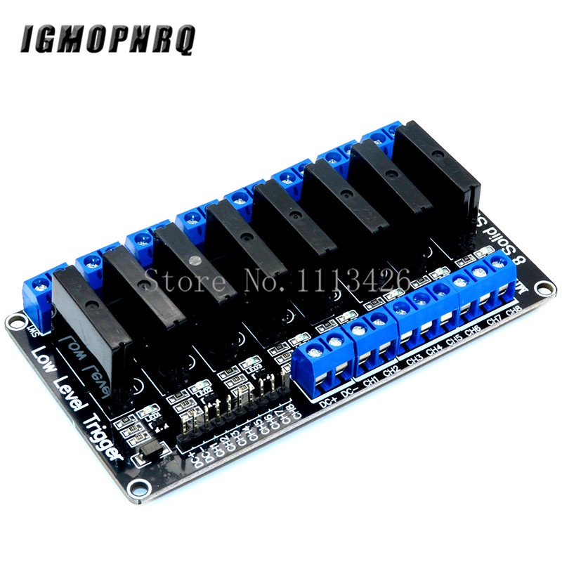 Mô Đun Rơ Le 1 / 2 / 4 / 8 Kênh 5V DC G3MB-202P SSR AVR DSP Tự Lắp Ráp arduino