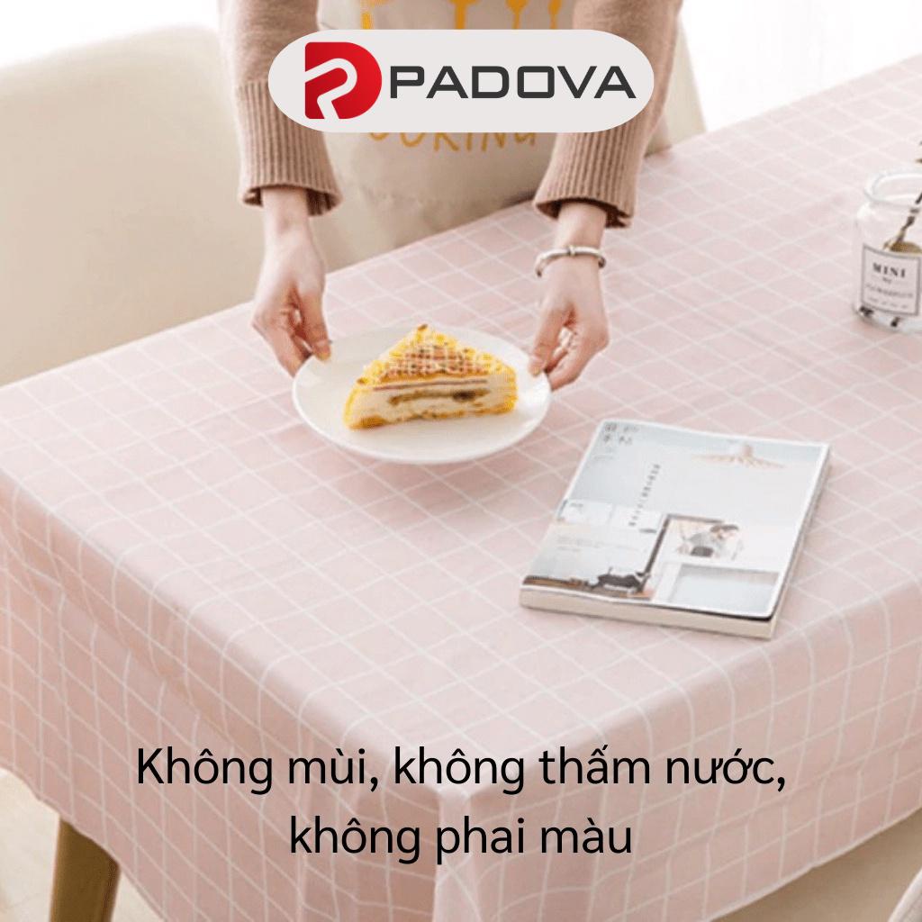 Khăn Trải Bàn Caro Nhựa PVC Chống Thấm Nước, Màu Paste Làm Phông Nền Chụp Ảnh PADOVA 9531