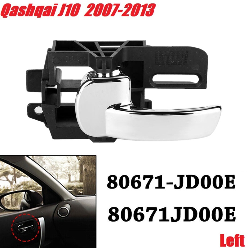 Nội thất Tay nắm cửa bên trong phía trước phía sau cho Nissan Qashqai J10 2007-2013
