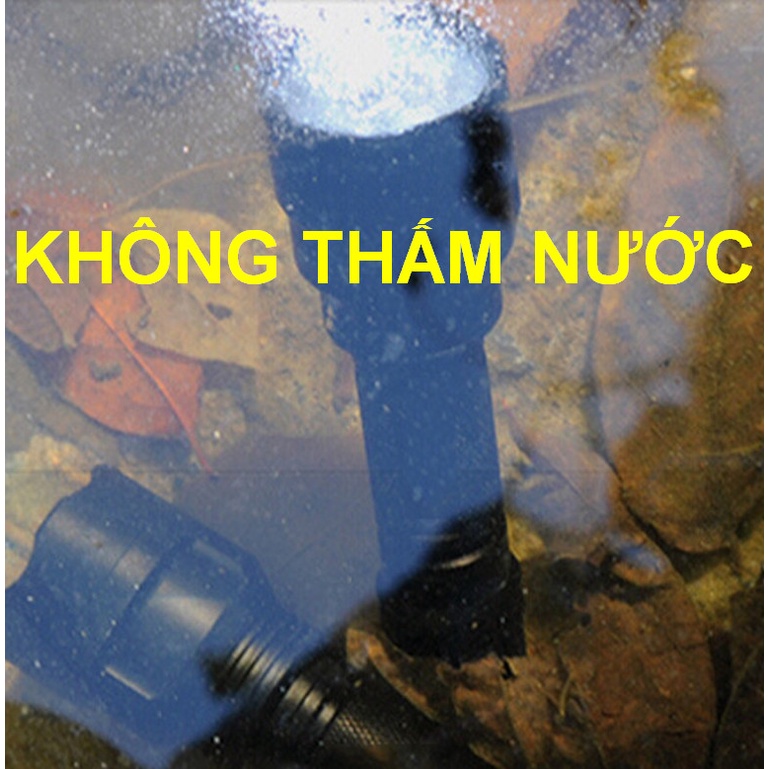 Đèn pin siêu sáng , bộ đèn XML - T6 không thấm nước vỏ hợp kim nhôm