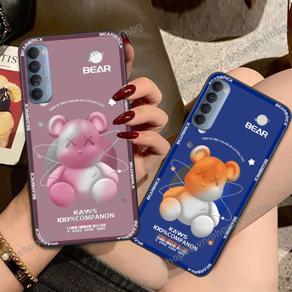 Ốp lưng Oppo Reno3 / Reno3 Pro / Reno 3 BEARBRICK, KAWS nhiều mẫu chất cute mới nhất hot