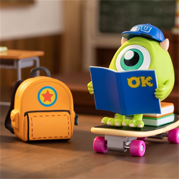 ★Hgtoys★  [] Búp Bê Popmart Disney Monsters University OK Brotherhood Series Mystery Hộp Quà Tặng Trang Trí Thời Thượng
