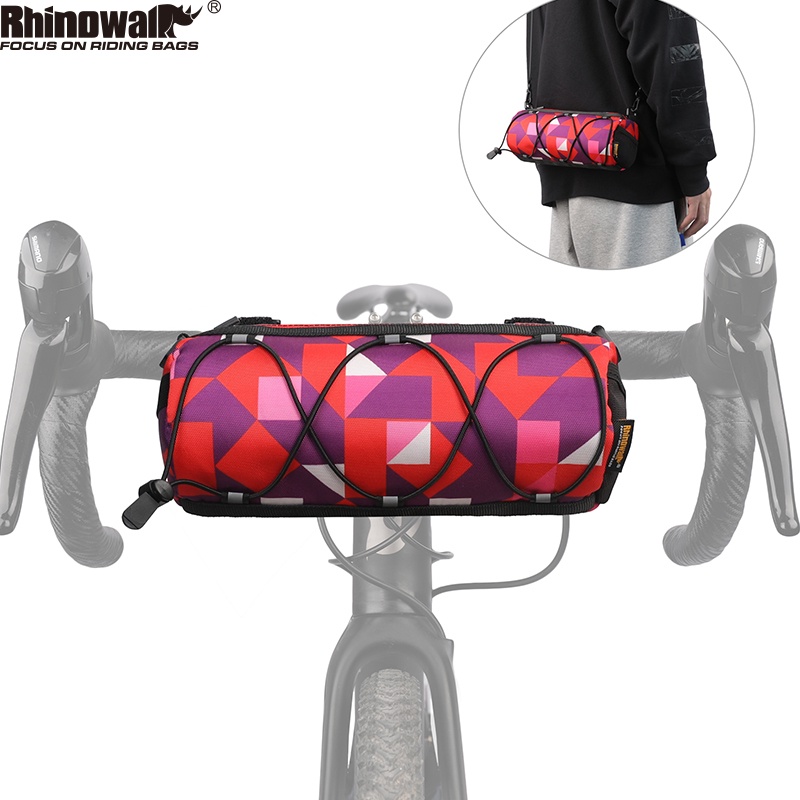 Túi gắn trước xe đạp RHINOWALK 2.4L phản quang kiểu dáng thông dụng