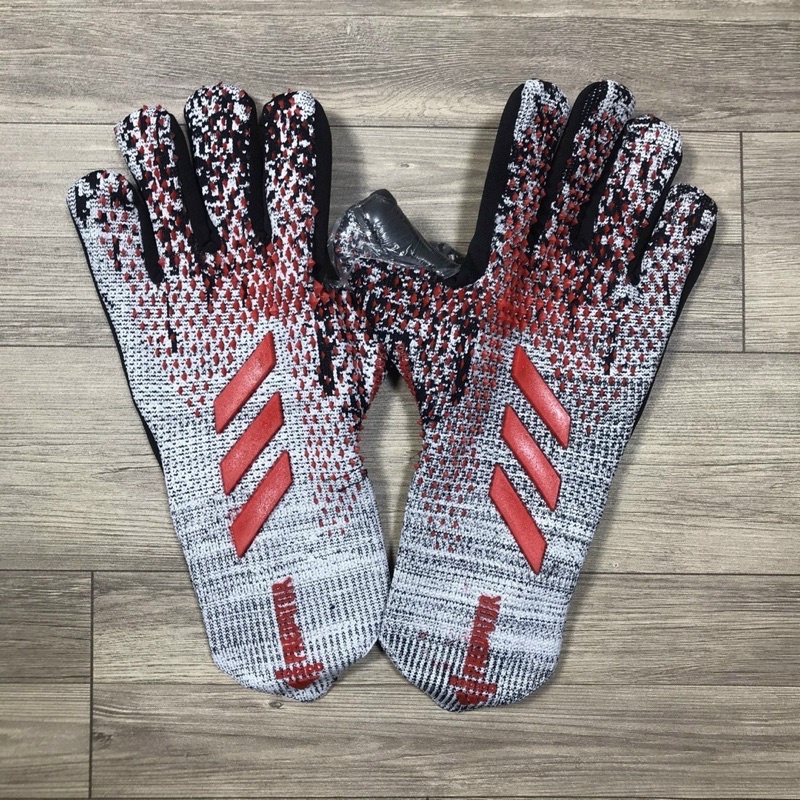Găng thủ môn Predator Pro màu trắng đỏ