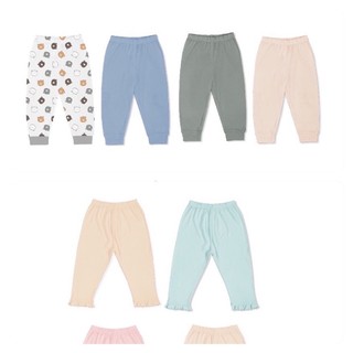 LULLABY - Quần dài đáp đũng bo gấu dày vừa trai/ gái NH466M(9m-4y)