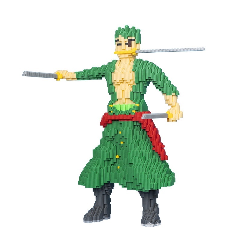 one piece đồ chơi bộ lắp ráp mô hình Đồ Chơi  Lắp Ráp Mô Hình Nhân Vật Anime Zoro