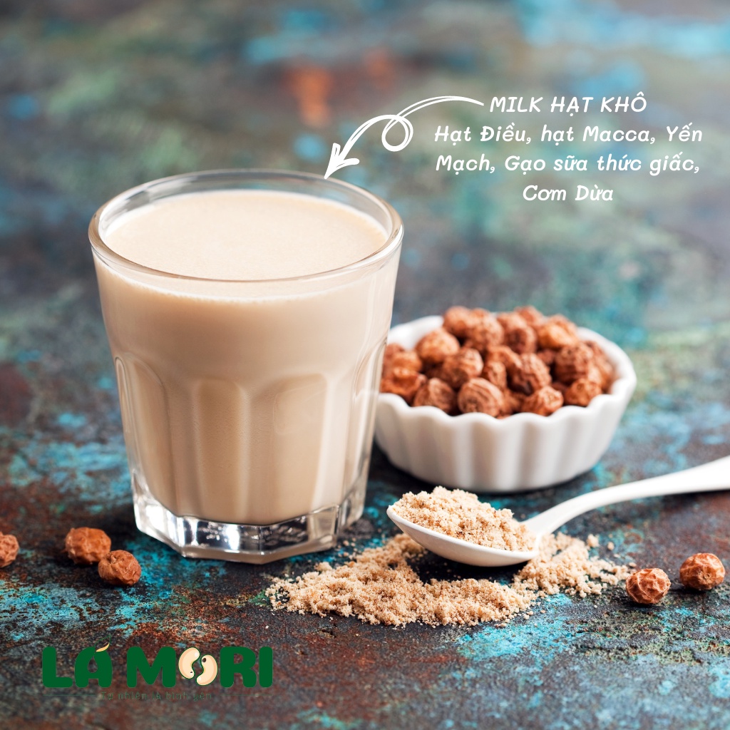 400G Milk hạt Cacao pha Uống liền Lá Mori