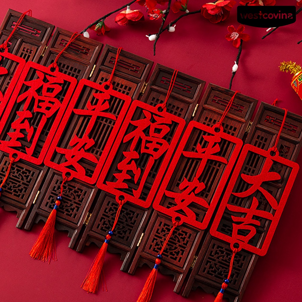 [Hot]☃1 Bộ Biển Báo Thắt Nút Màu Sắc Tươi Sáng Chống Thấm Nước Trang Trí Kiểu Trung Hoa