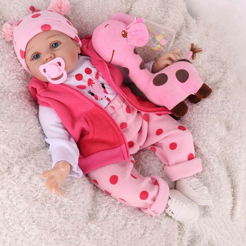 Búp bê em bé sơ sinh bằng silicon 60cm 55cm 48cm nhiều kiểu dáng tùy chọn đáng yêu