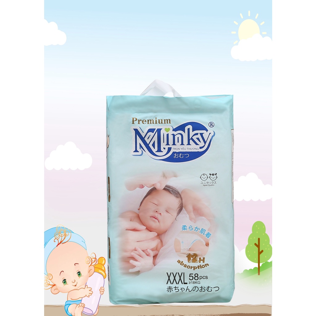 Tã/Bỉm quần Minky size XXXL58