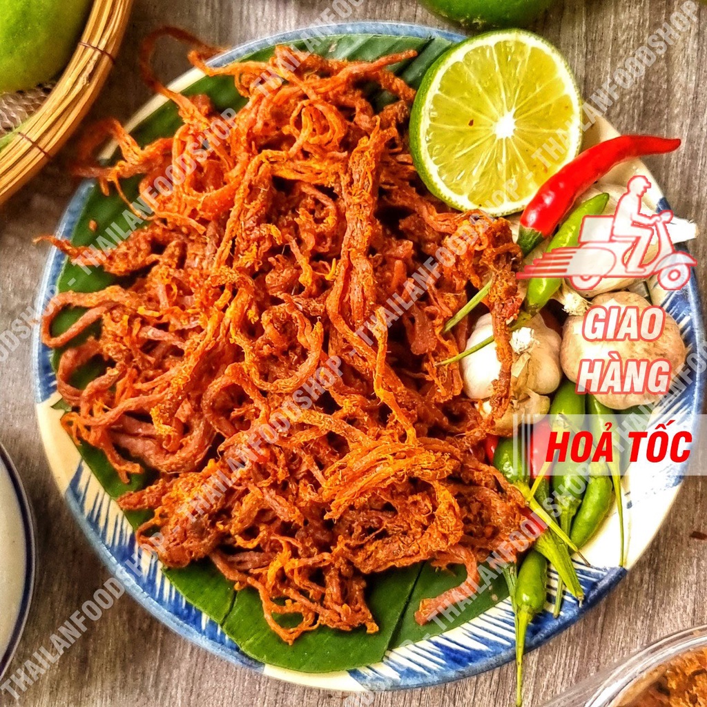 Hộp Vuông Khô Bò Sợi Loại 1 (Hộp Vuông Kim Cương) - Hộp 500Gr