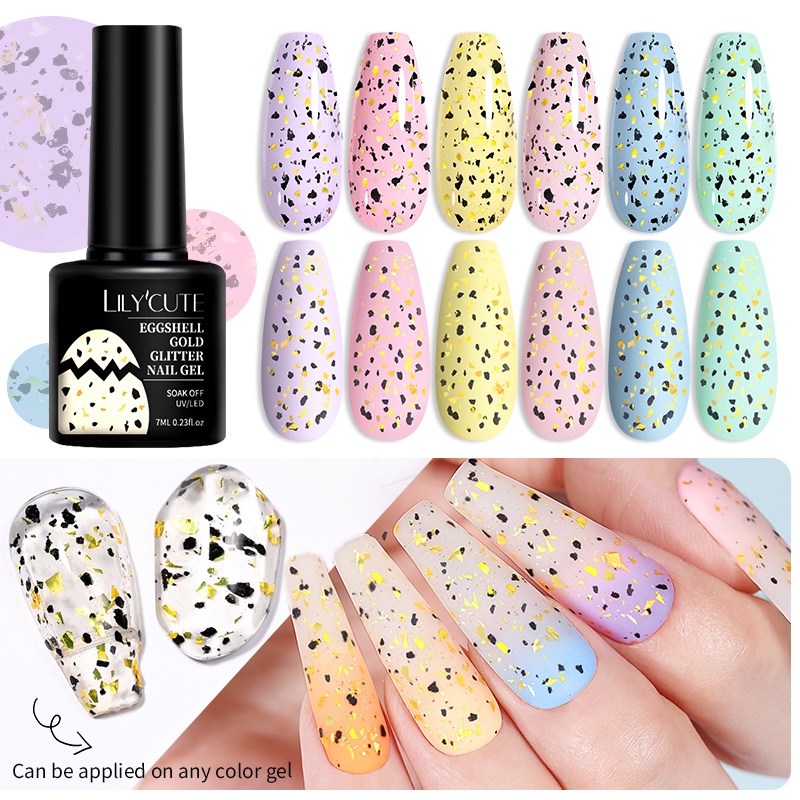 Sơn Móng Tay Gel UV 7ml Hiệu Ứng Bán Vĩnh Viễn Hình Quả Trứng Dễ Thương