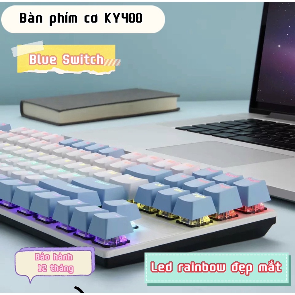Phím cơ KY400 - Phím cơ Gaming BlueSwitch giá rẻ