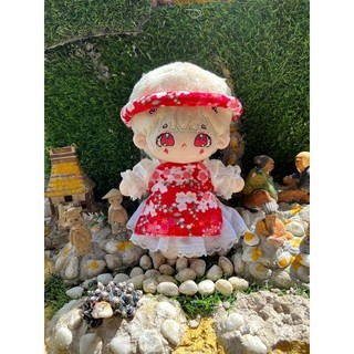 Áo dài Tết cho doll(20cm,body ú) hàng sẵn