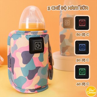 Túi hâm ủ bình sữa beecorner di động cho bé giữ nhiệt thông minh đa năng từ 40-60, túi ủ sữa cho bé hâm nóng