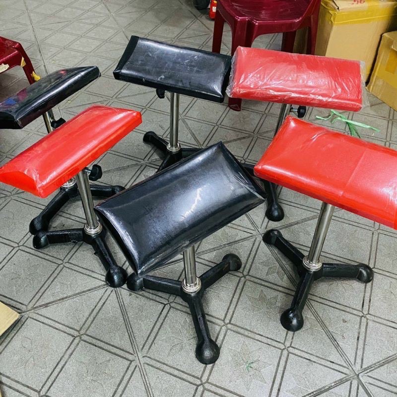 Hỏa tốc ghế ngồi, kê/Gác chân làm móng inox.nail