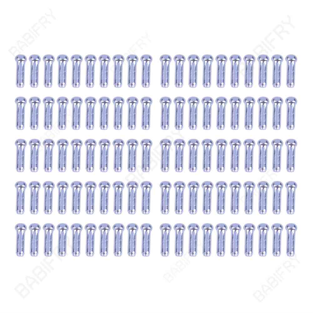 Set 100 Đầu Bịt Dây Phanh Xe Đạp Bằng Nhôm