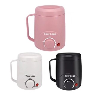 Bát nấu sáp wax lông mini, nấu sáp wax lông Pro Wax 200 cao cấp + tặng kèm que gỗ to