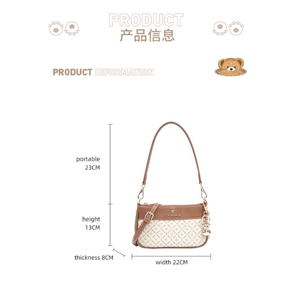 Túi kẹp nách ttwn bear mã TN -2657